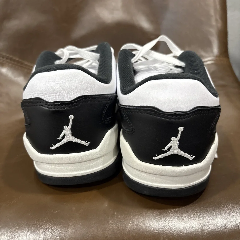 Size 10.5 - Air Jordan Flight Court White Sail Black